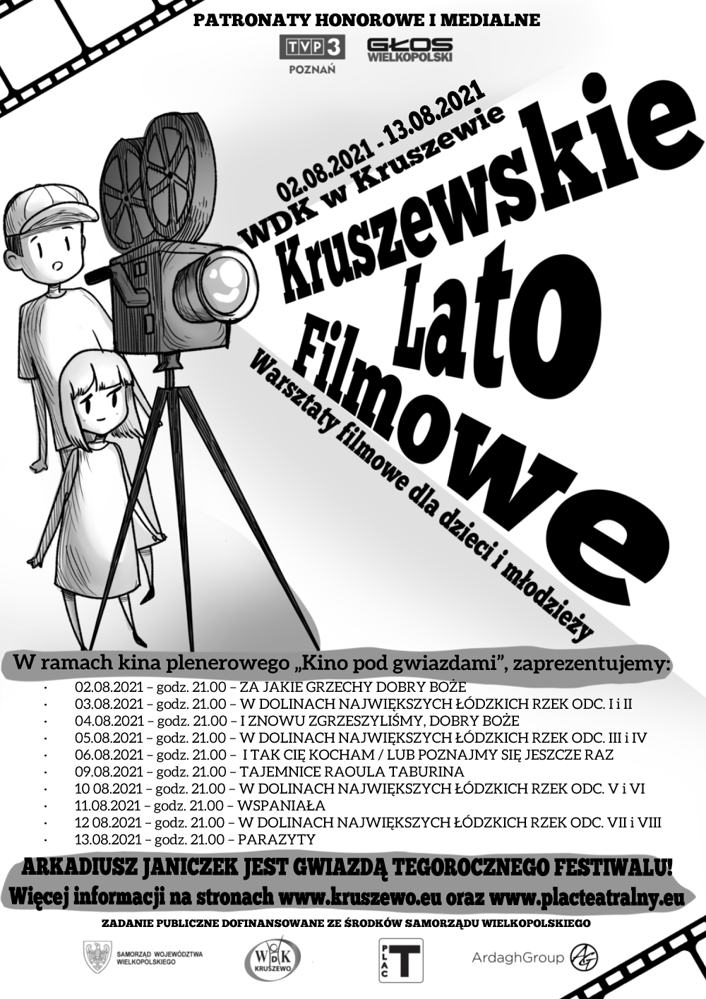 Plakat Kruszewskiego Lata Filmowego